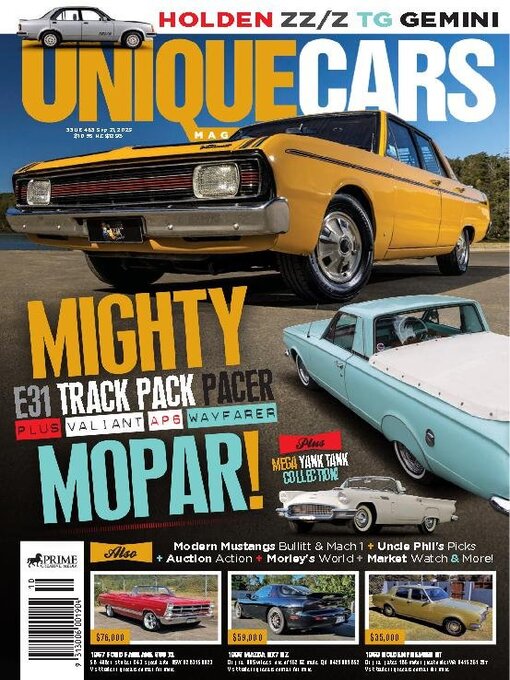 Title details for Unique Cars Australia by Prime Creative Media Pty Ltd - Available